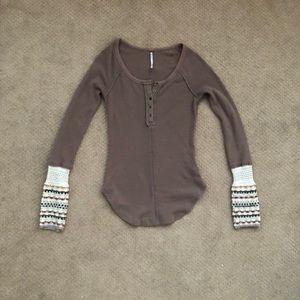 Free People long sleeve shirt